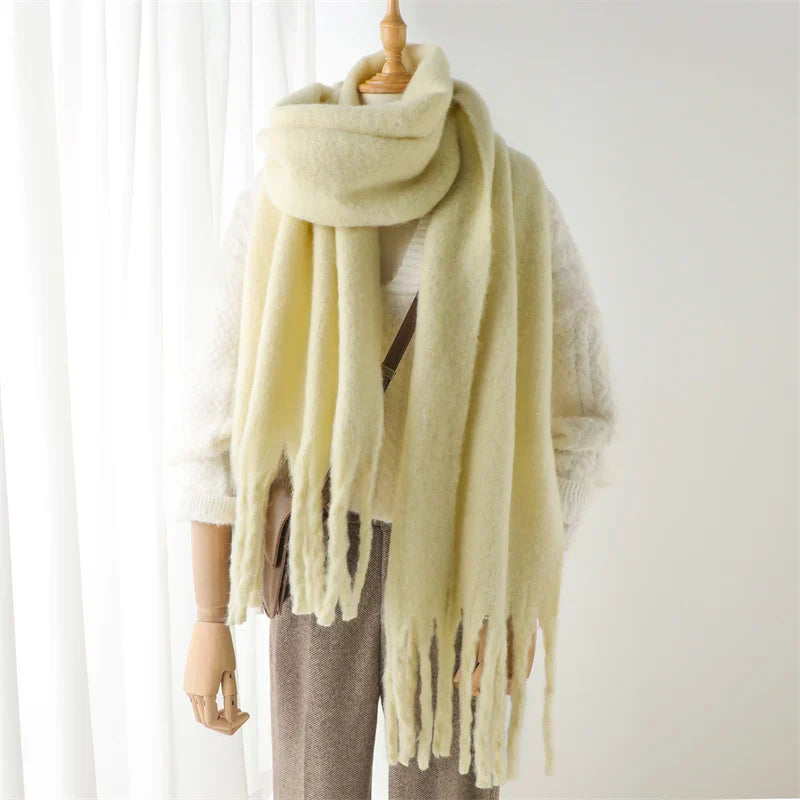 Winter Scarf – Warm – Large – Chunky Scarf – Women's Scarf-Myra Lina