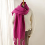 Winter Scarf – Warm – Large – Chunky Scarf – Women's Scarf-Myra Lina