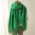Winter Scarf – Warm – Large – Chunky Scarf – Women's Scarf-Myra Lina