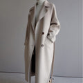Winter Trench Coat – Long Oversized Wool Blend Overcoat for Women-Myra Lina