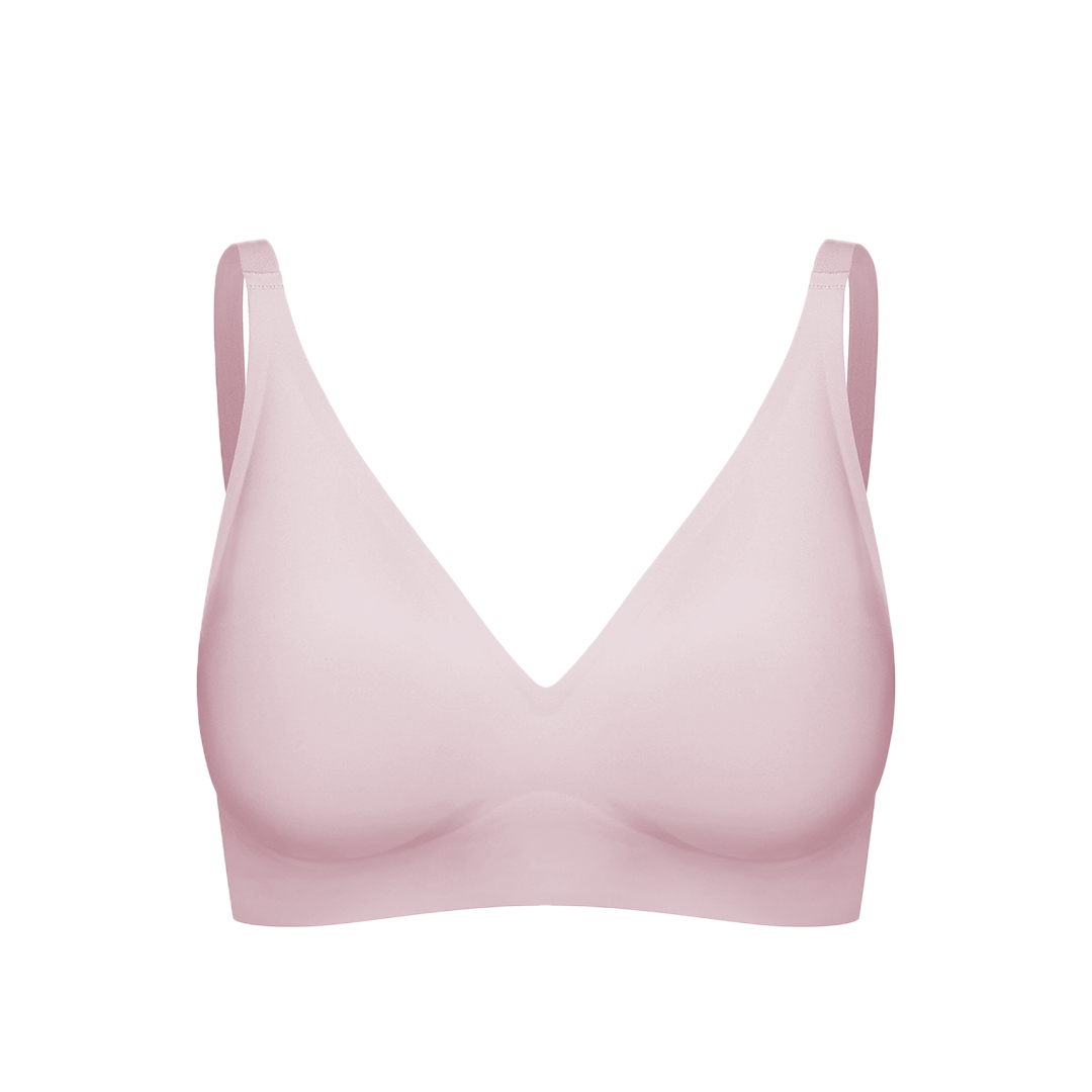 Wireless Push Up Bra | Padded V Neck Comfort Bra-Myra Lina