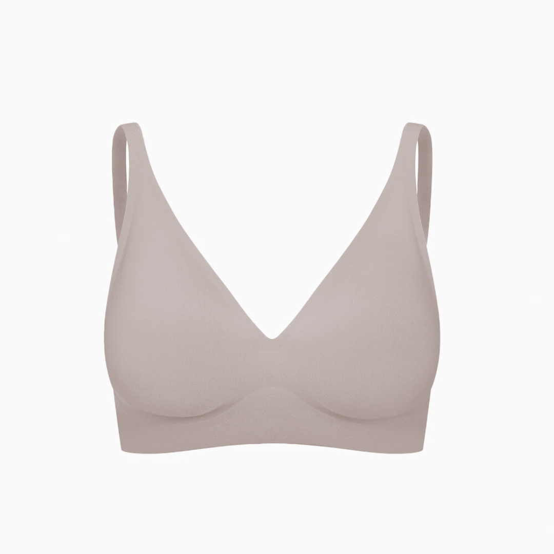 Wireless Push Up Bra | Padded V Neck Comfort Bra-Myra Lina