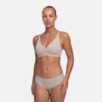 Wireless Push Up Bra | Padded V Neck Comfort Bra-Myra Lina