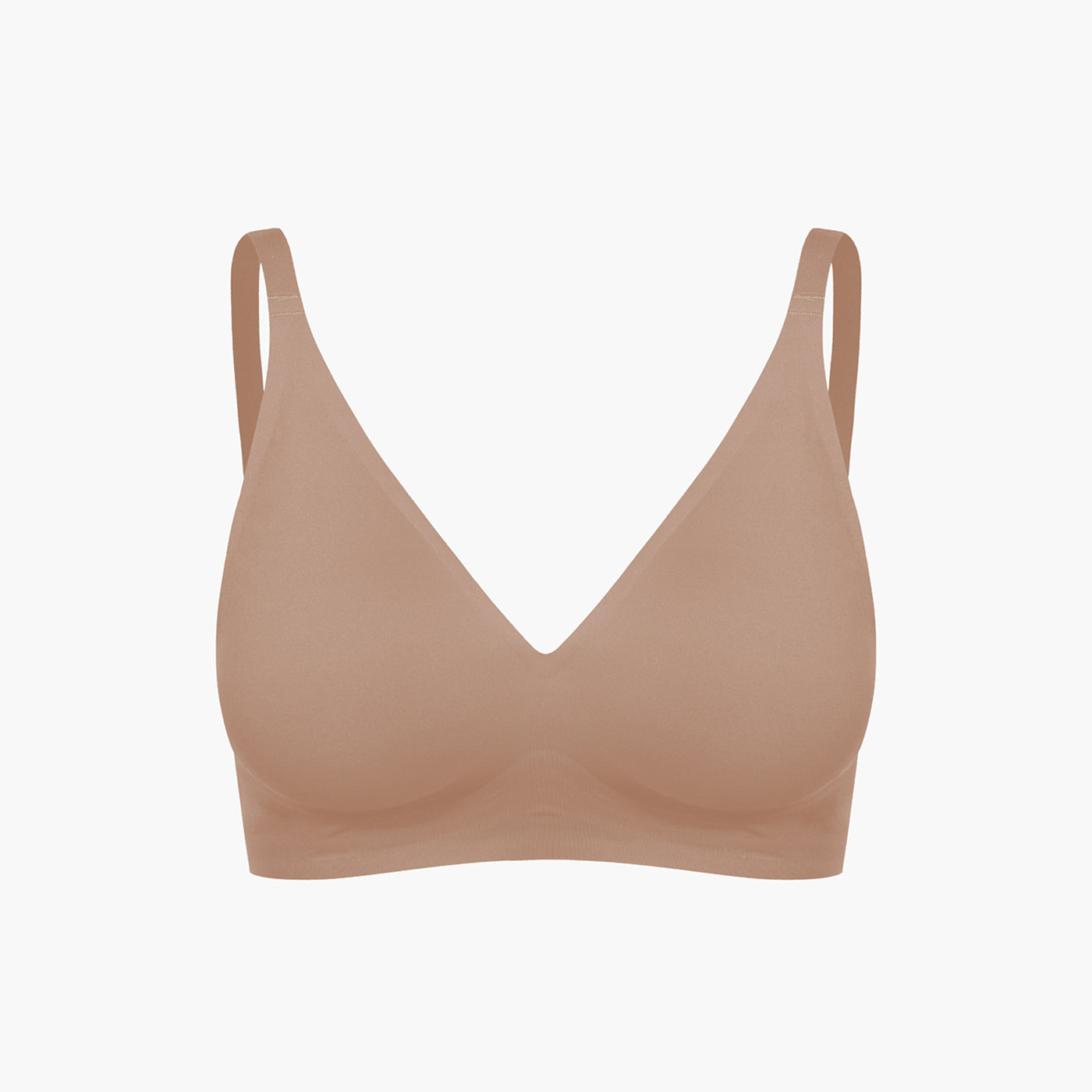 Wireless Push Up Bra | Padded V Neck Comfort Bra-Myra Lina