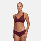 Wireless Push Up Bra | Padded V Neck Comfort Bra-Myra Lina