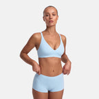 Wireless Push Up Bra | Padded V Neck Comfort Bra-Myra Lina