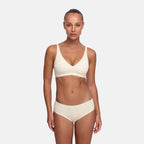 Wireless Push Up Bra | Padded V Neck Comfort Bra-Myra Lina