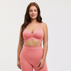 Wireless Push Up Bra | Padded V Neck Comfort Bra-Myra Lina