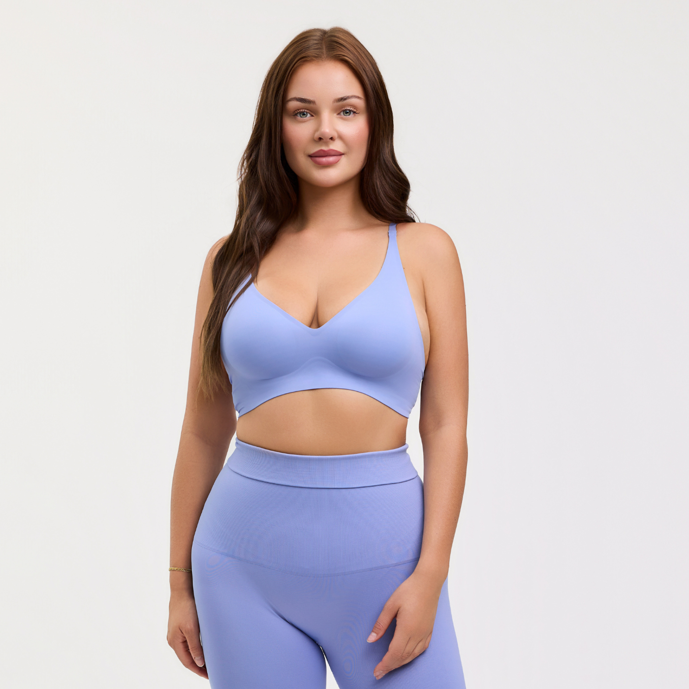 Wireless Push Up Bra | Padded V Neck Comfort Bra-Myra Lina