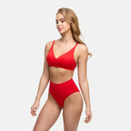 Wireless Push Up Bra | Padded V Neck Comfort Bra-Myra Lina