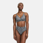 Wireless Push Up Bra | Padded V Neck Comfort Bra-Myra Lina