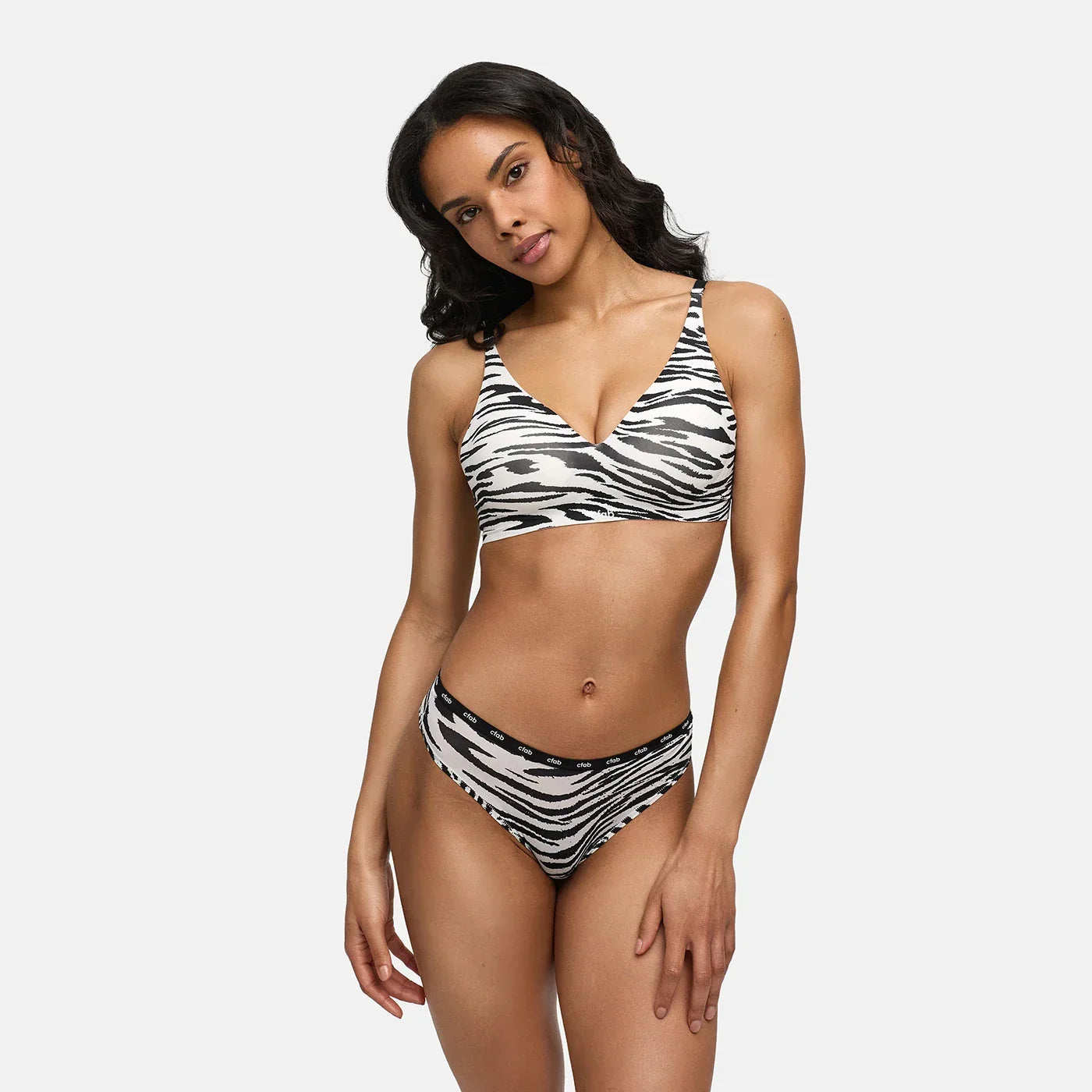 Wireless Push Up Bra | Padded V Neck Comfort Bra-Myra Lina