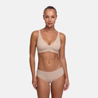 Wireless Push Up Bra | Padded V Neck Comfort Bra-Myra Lina