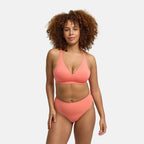 Wireless Push Up Bra | Padded V Neck Comfort Bra-Myra Lina
