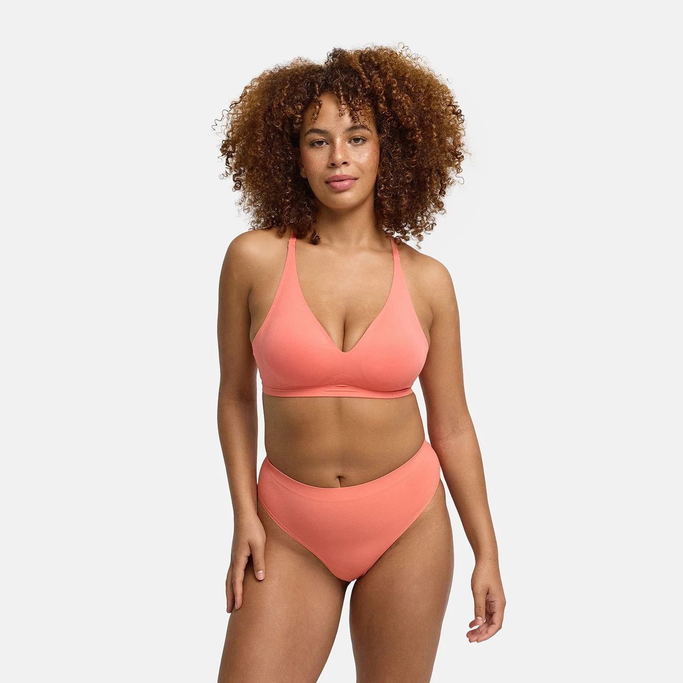 Wireless Push Up Bra | Padded V Neck Comfort Bra-Myra Lina
