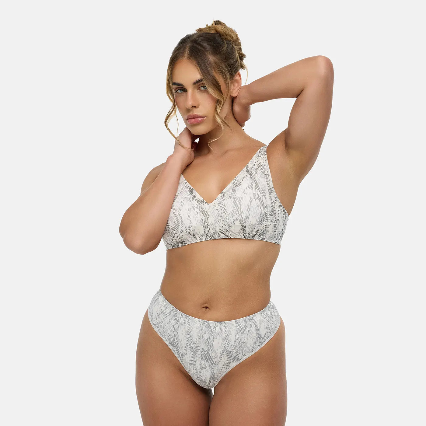 Wireless Push Up Bra | Padded V Neck Comfort Bra-Myra Lina