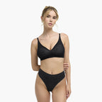 Wireless Push Up Bra | Padded V Neck Comfort Bra-Myra Lina