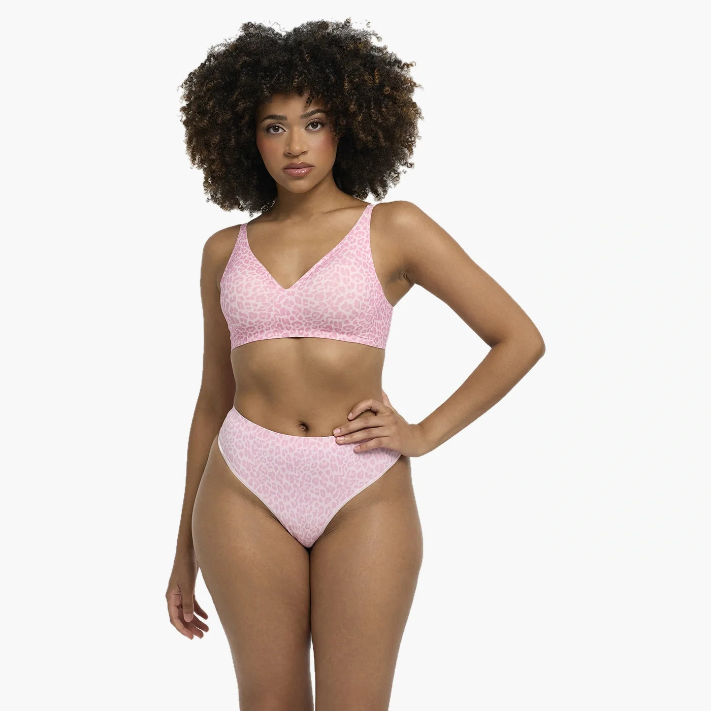 Wireless Push Up Bra | Padded V Neck Comfort Bra-Myra Lina