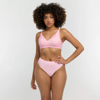 Wireless Push Up Bra | Padded V Neck Comfort Bra-Myra Lina