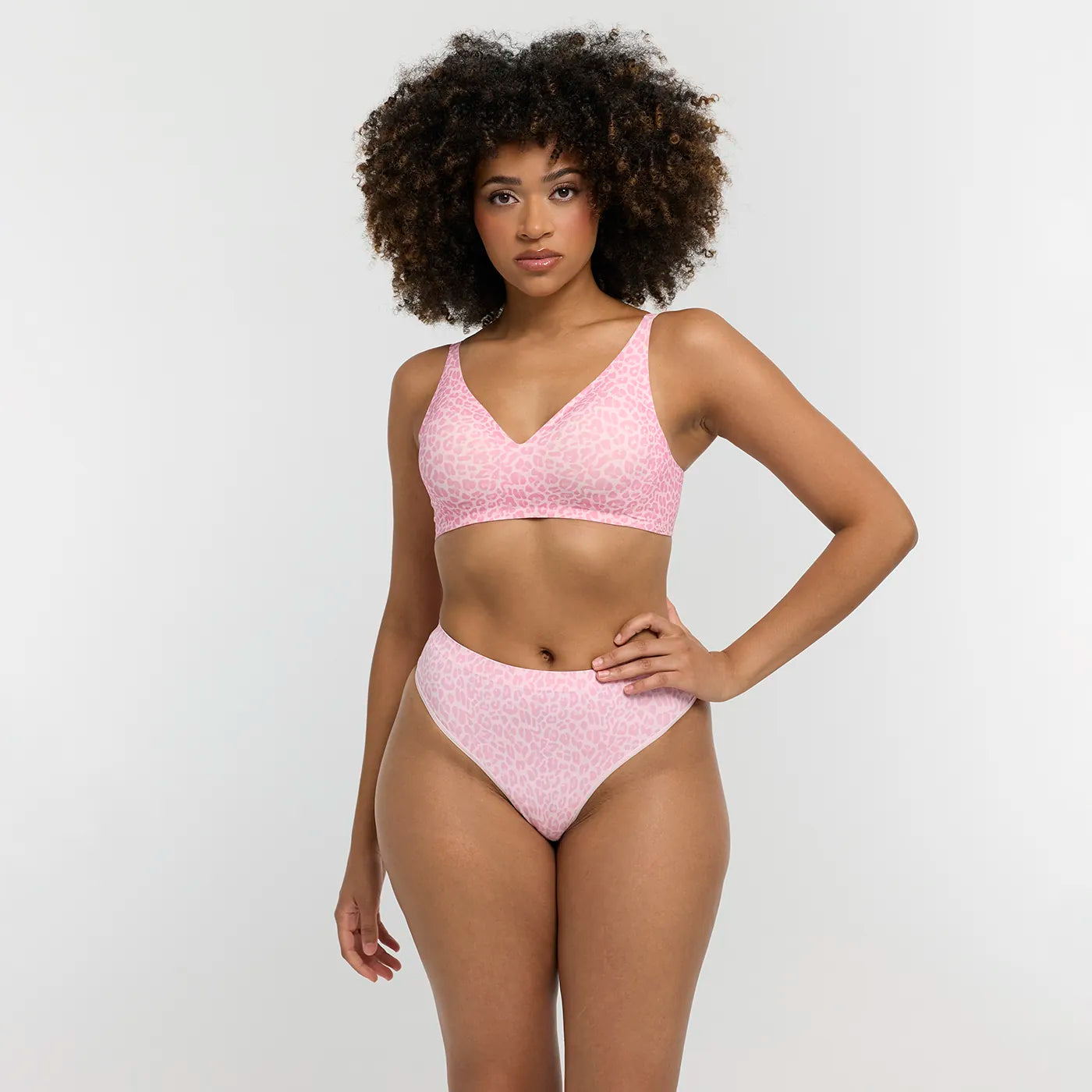 Wireless Push Up Bra | Padded V Neck Comfort Bra-Myra Lina