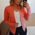 Women's Blazer – Formal Open Cardigan with Front Button Closure-Myra Lina