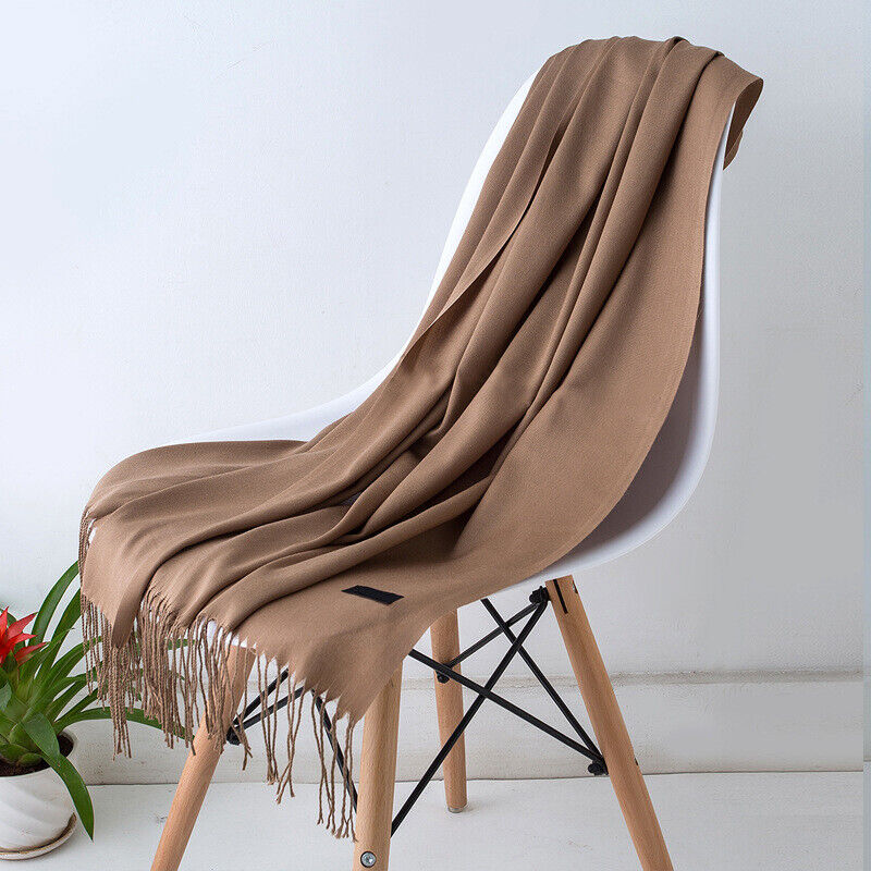 Women's Scarf – Large – Tassel – Long Scarf – Cashmere-Style Scarf-Myra Lina