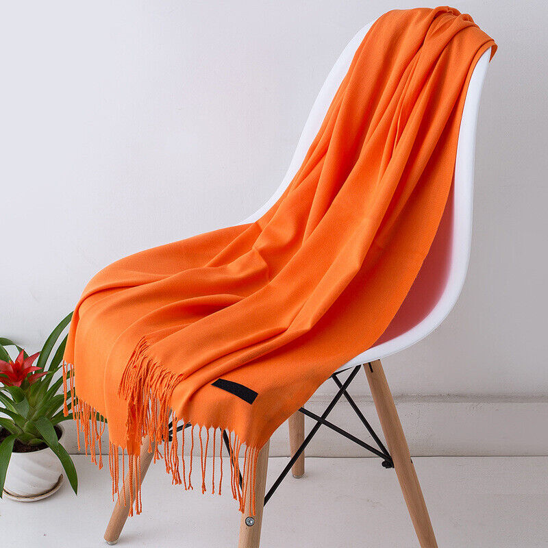 Women's Scarf – Large – Tassel – Long Scarf – Cashmere-Style Scarf-Myra Lina