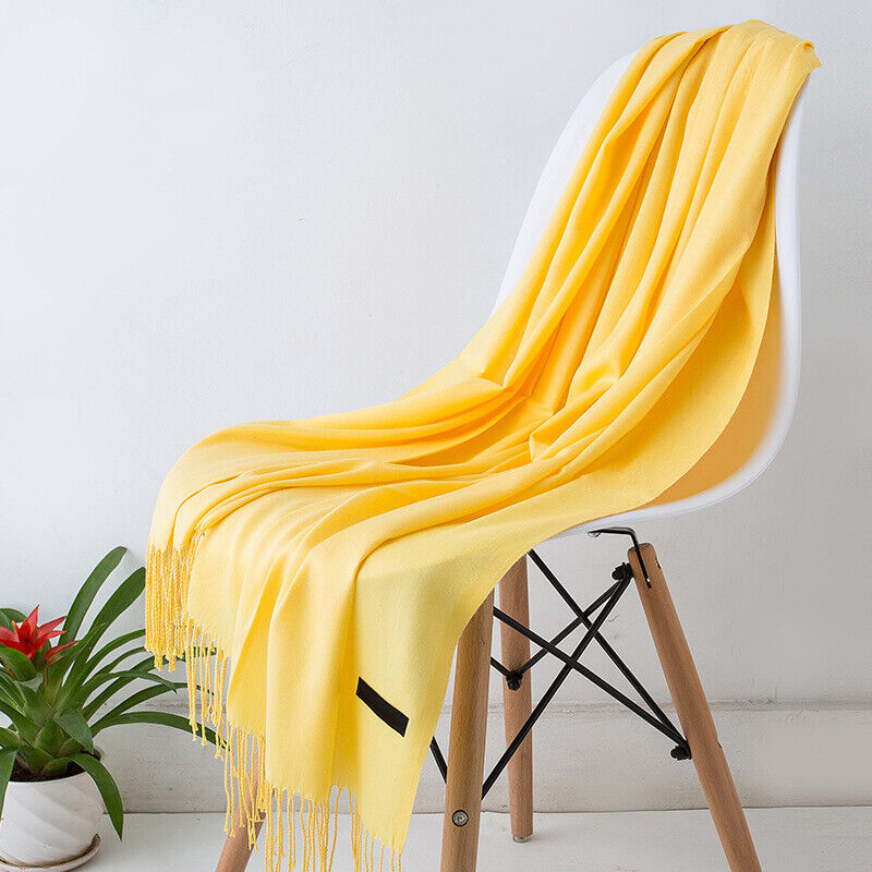 Women's Scarf – Large – Tassel – Long Scarf – Cashmere-Style Scarf-Myra Lina