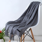 Women's Scarf – Large – Tassel – Long Scarf – Cashmere-Style Scarf-Myra Lina