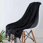 Women's Scarf – Large – Tassel – Long Scarf – Cashmere-Style Scarf-Myra Lina