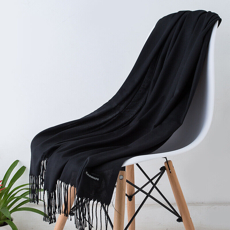 Women's Scarf – Large – Tassel – Long Scarf – Cashmere-Style Scarf-Myra Lina