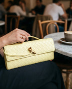 Woven Clutch | Small Evening Shoulder Bag | Adjustable Strap-Myra Lina